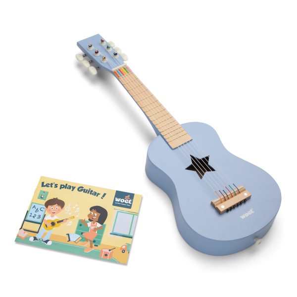 Speelgoedgitaar blauw