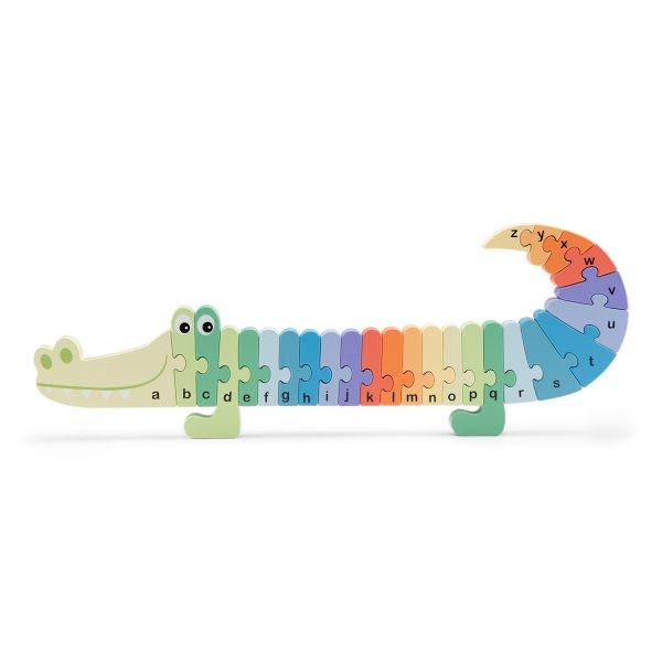 Alfabet puzzel - krokodil