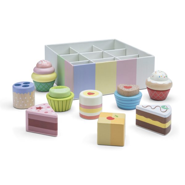 Gebakjes met geschenkdoos - 9 gebakjes