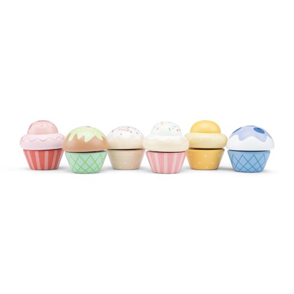 Cupcakes met geschenkdoos - 6 cupcakes