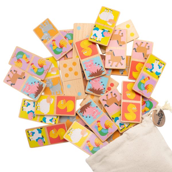 Domino spel - dieren