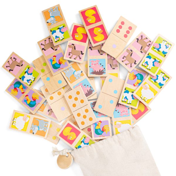 Domino spel - dieren